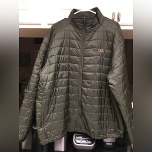 DRAKE Waterfowl Men’s Synthetic Pac-Down Jacket Olive Green Size XL